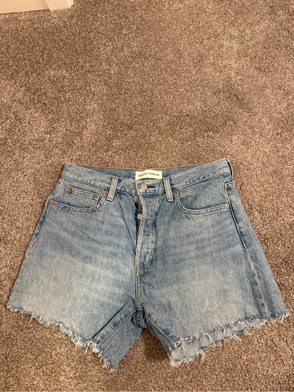 Denim Forum The Ex-BF Mid-Thigh Denim Short